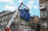 Po katastrofie budowlanej przy ul. Lubartowskiej (zdjęcie 3)