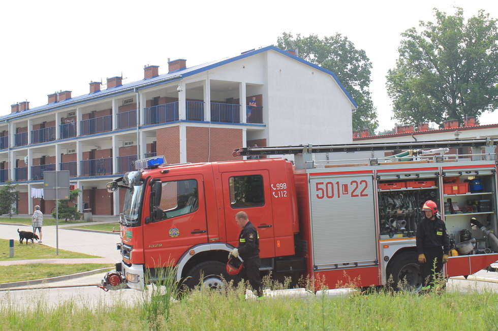  Pożar domu przy ul. Wólka Profecka w Puławach (zdjęcie 3) - Autor: Radosław Szczęch