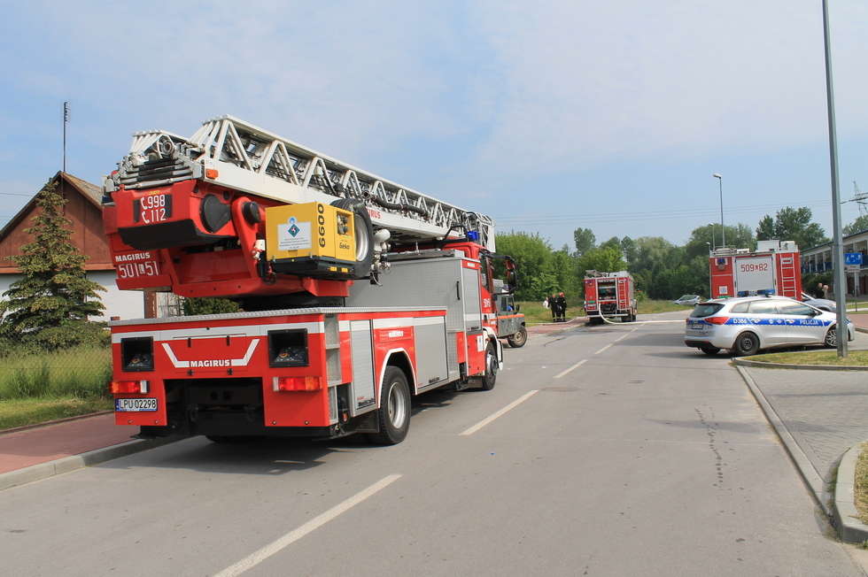  Pożar domu przy ul. Wólka Profecka w Puławach (zdjęcie 4) - Autor: Radosław Szczęch