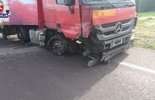 Sobieszczany Kolonia: Zderzenie ciężarówki z osobówką (zdjęcie 2)