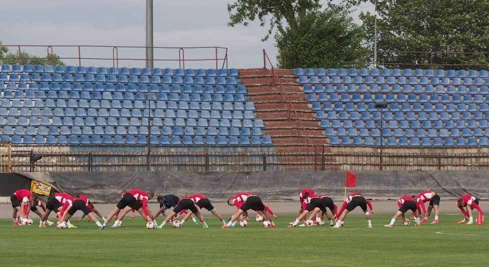  Trening reprezentacji Słowacji (zdjęcie 5) - Autor: Wojciech Nieśpiałowski