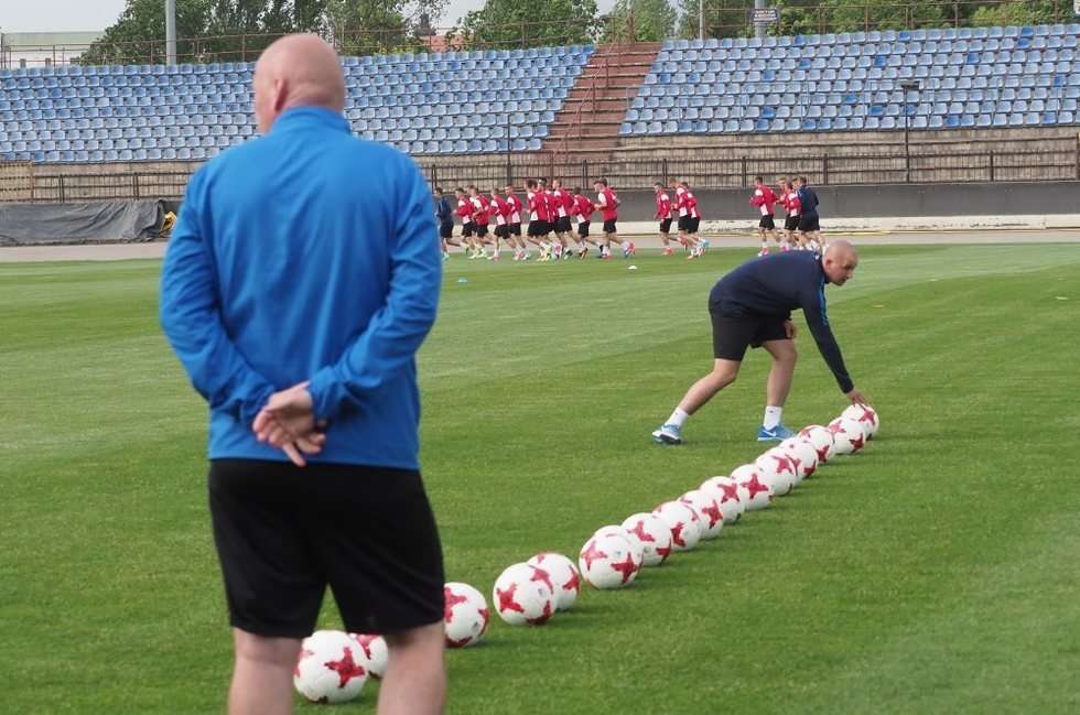  Trening reprezentacji Słowacji (zdjęcie 2) - Autor: Wojciech Nieśpiałowski