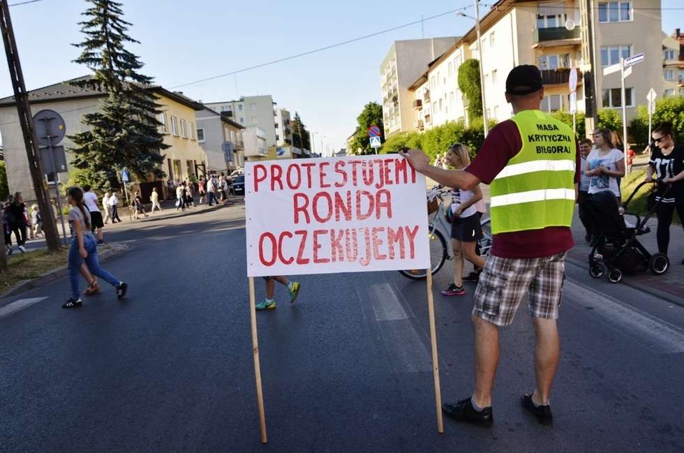  Protest mieszkańców Biłgoraja (zdjęcie 4) - Autor: Kazimierz Lipiec