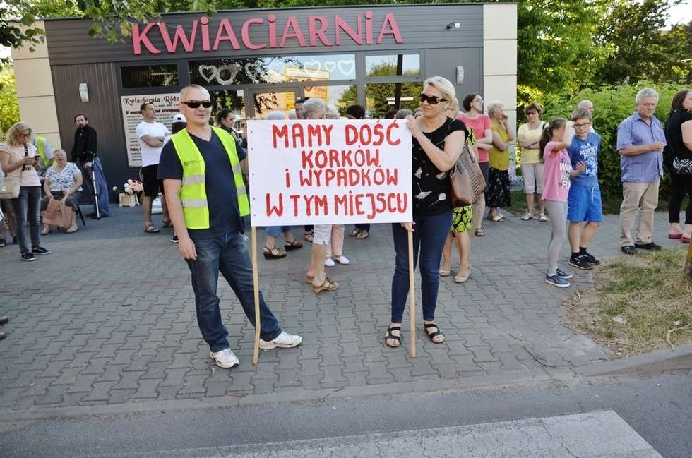  Protest mieszkańców Biłgoraja (zdjęcie 18) - Autor: Kazimierz Lipiec