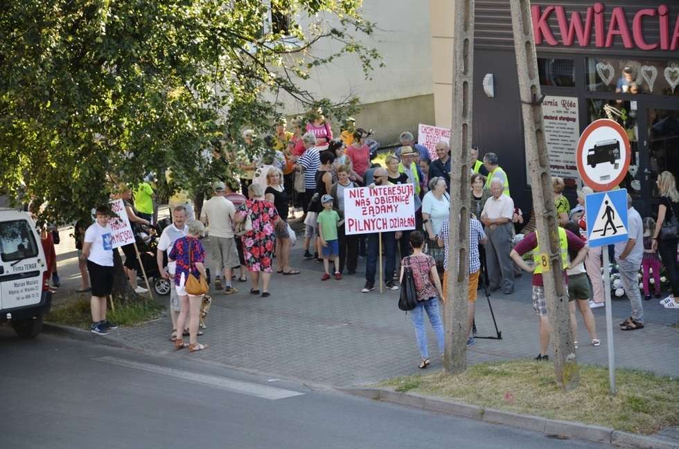  Protest mieszkańców Biłgoraja (zdjęcie 11) - Autor: Kazimierz Lipiec