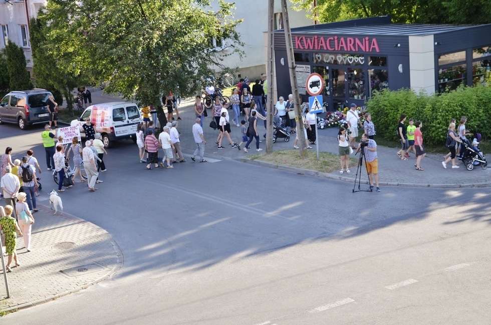  Protest mieszkańców Biłgoraja (zdjęcie 16) - Autor: Kazimierz Lipiec