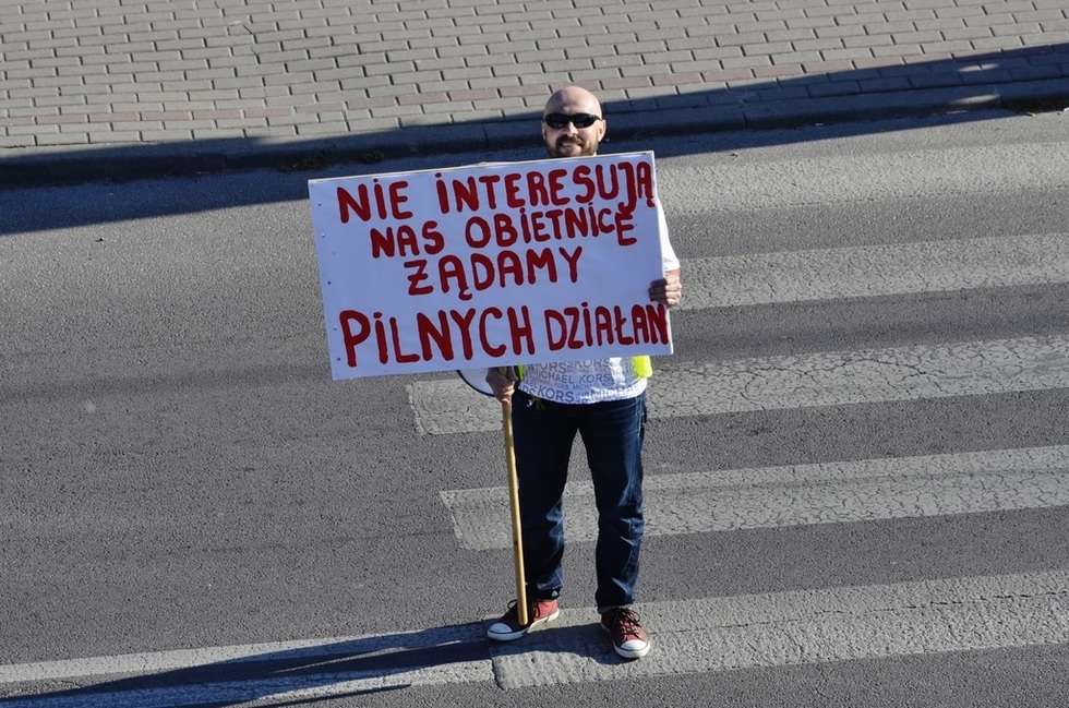  Protest mieszkańców Biłgoraja (zdjęcie 10) - Autor: Kazimierz Lipiec