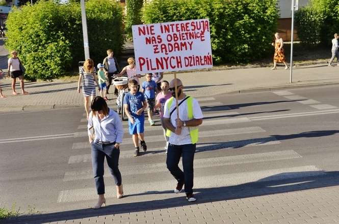 Protest mieszkańców Biłgoraja - Autor: Kazimierz Lipiec