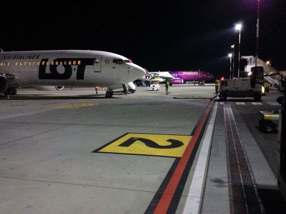  Samolot PLL LOT na lotnisku Lublin  - Autor: Port Lotniczy Lublin