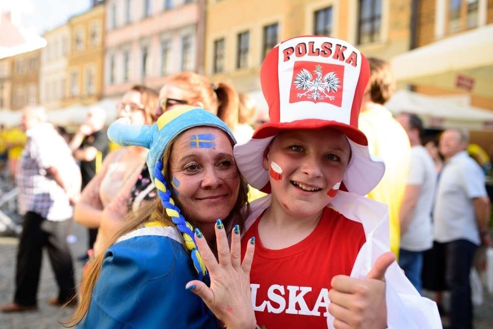  Kibice Szwecji i Polski przed meczem (zdjęcie 7) - Autor: Andrzej Mikulski