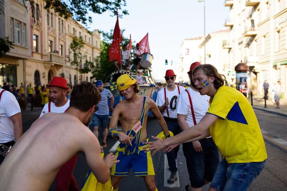  Kibice Szwecji i Polski przed meczem (zdjęcie 64) - Autor: Andrzej Mikulski