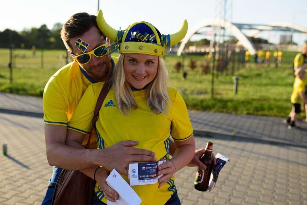 Kibice Szwecji i Polski przed meczem (zdjęcie 99) - Autor: Andrzej Mikulski