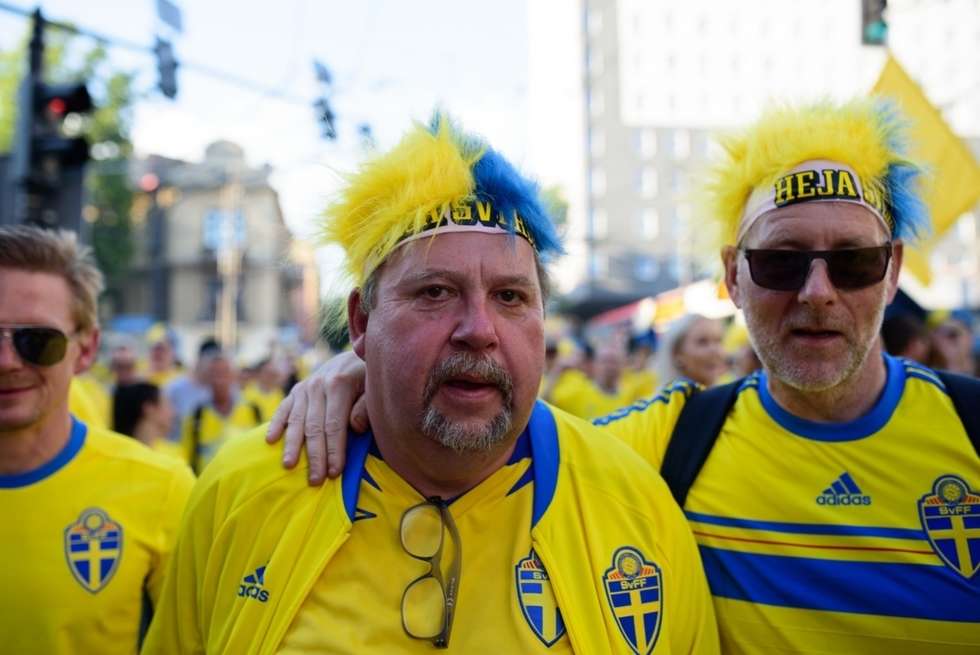  Kibice Szwecji i Polski przed meczem (zdjęcie 83) - Autor: Andrzej Mikulski