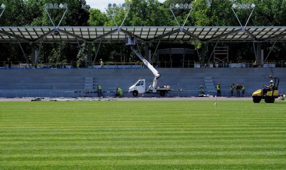  Budowa stadionu lekkoatletycznego w Lublinie (zdjęcie 6) - Autor: Dorota Awiorko