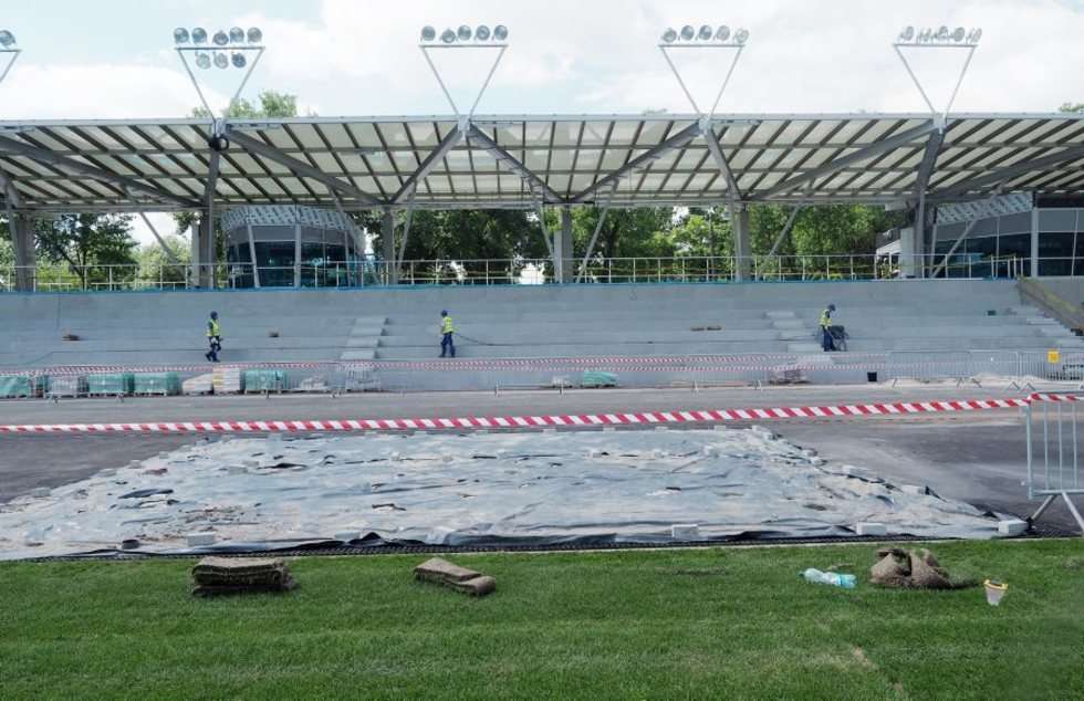  Budowa stadionu lekkoatletycznego w Lublinie (zdjęcie 24) - Autor: Dorota Awiorko