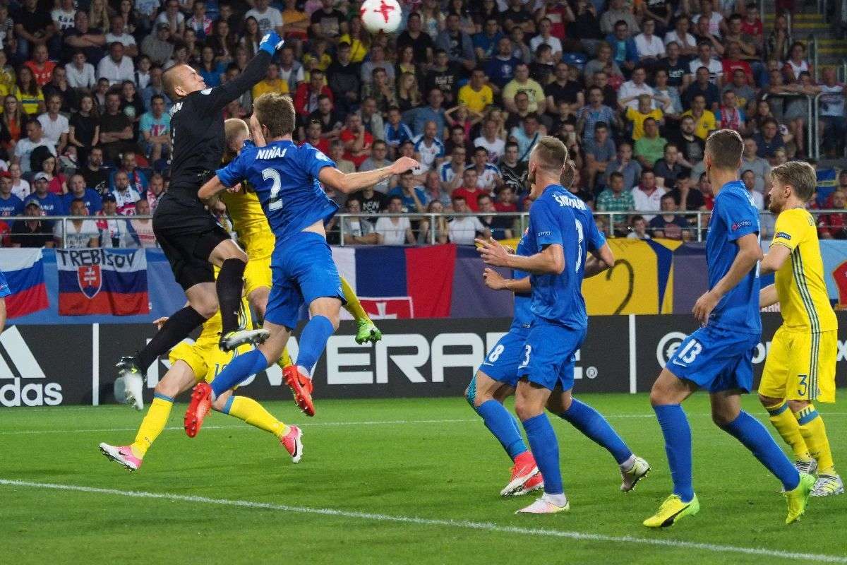 EURO 2017 U-21: Słowacja vs Szwecja 3:0