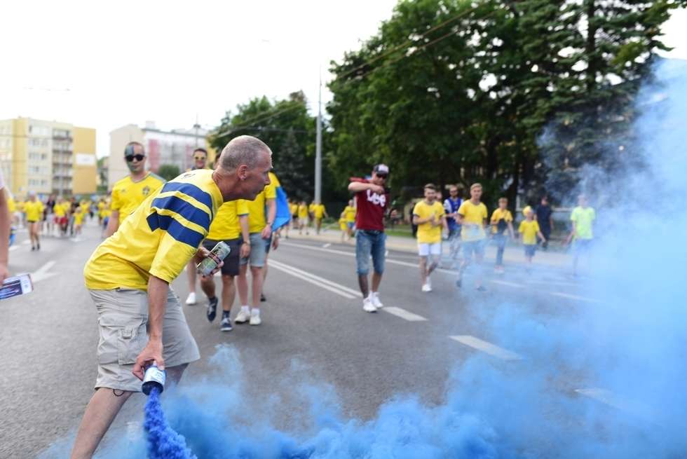  Lublin: Piękne kibicki i kibice na Euro 2017 U21  (zdjęcie 7) - Autor: Andrzej Mikulski