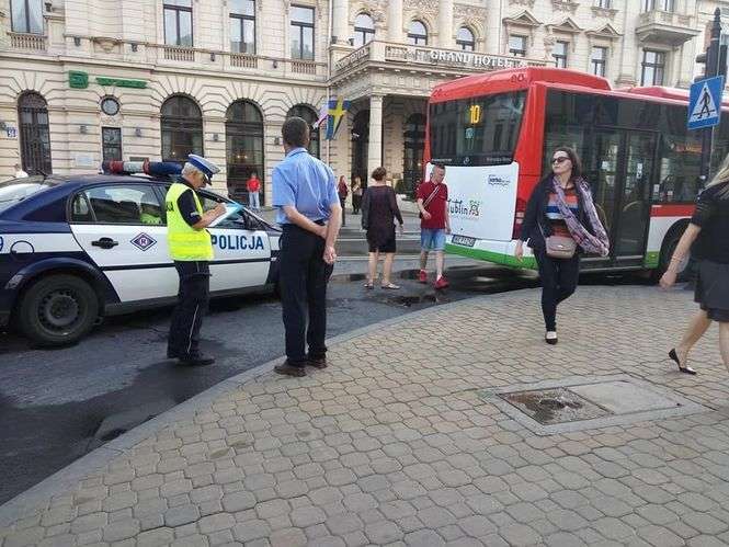 Potrącenie pieszej w centrum Lublina