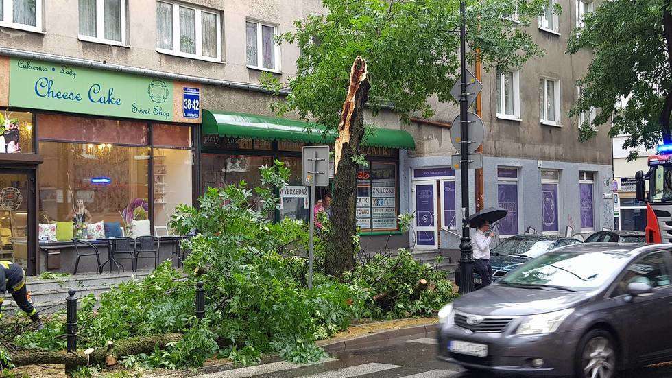  Burza w Lublinie: Połamane drzewa, zalane budynki (zdjęcie 89) - Autor: Łukasz Dudkowski