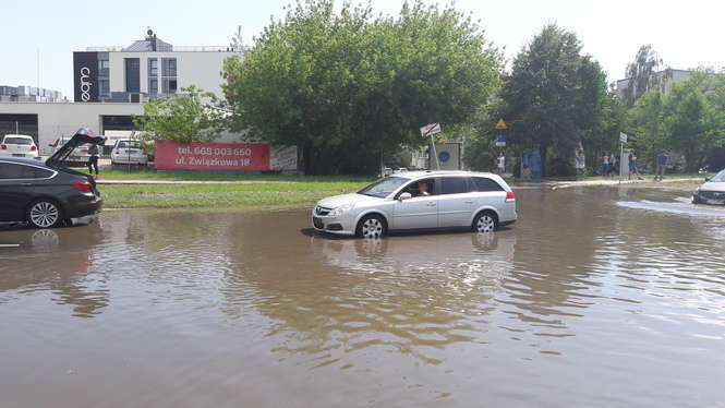 Burza w Lublinie: Połamane drzewa, zalane budynki