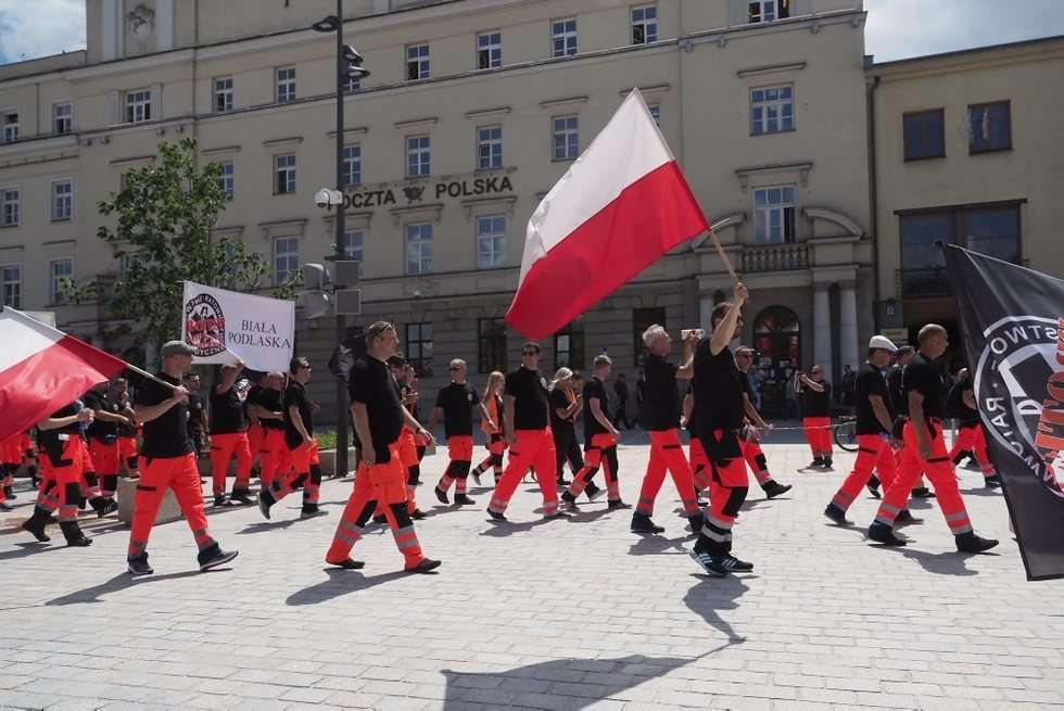  Protest ratowników medycznych w Lublinie (zdjęcie 24) - Autor: Wojciech Nieśpiałowski