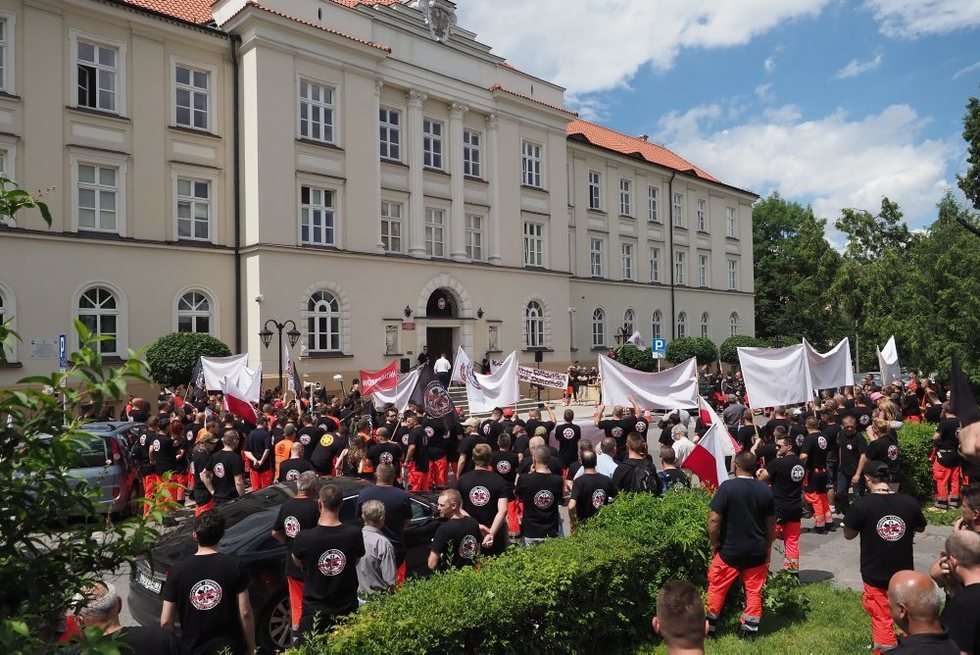  Protest ratowników medycznych w Lublinie  - Autor: Wojciech Nieśpiałowski
