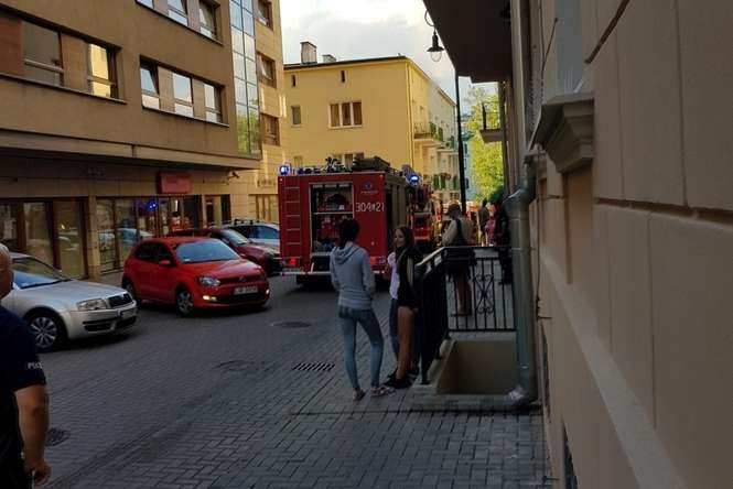 Lublin: Pożar mieszkania przy ul. Cichej