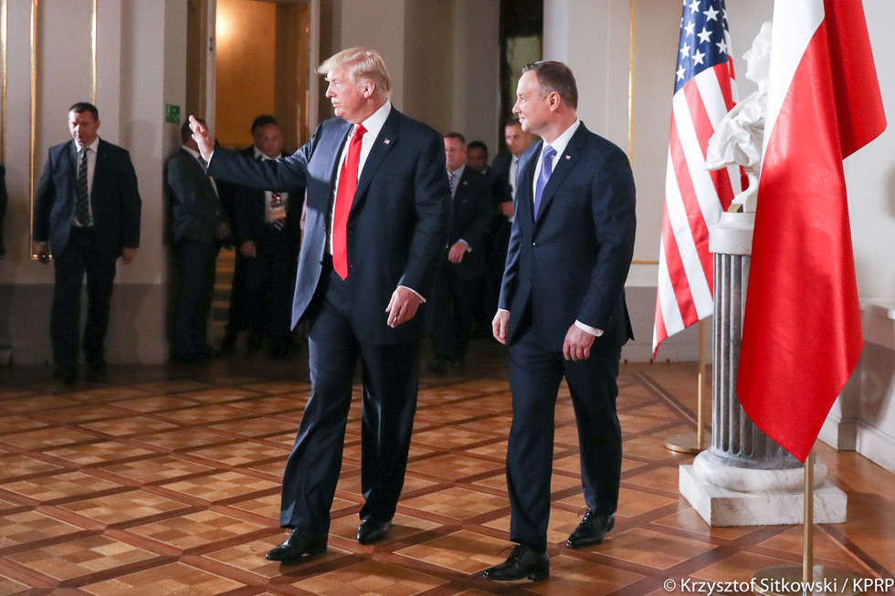  Donald Trump w Warszawie (zdjęcie 3) - Autor: Krzysztof Sitkowski / KPRP