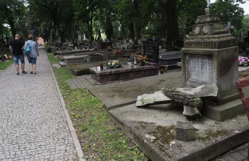  Cmentarz przy lipowej (zdjęcie 8) - Autor: Wojciech Nieśpiałowski