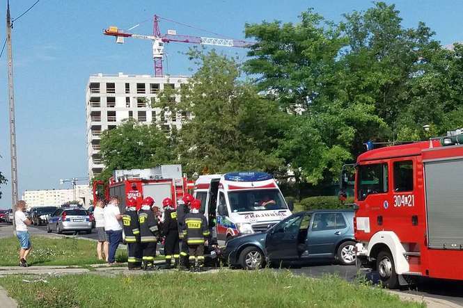 Wypadek na ul. Północnej w Lublinie
