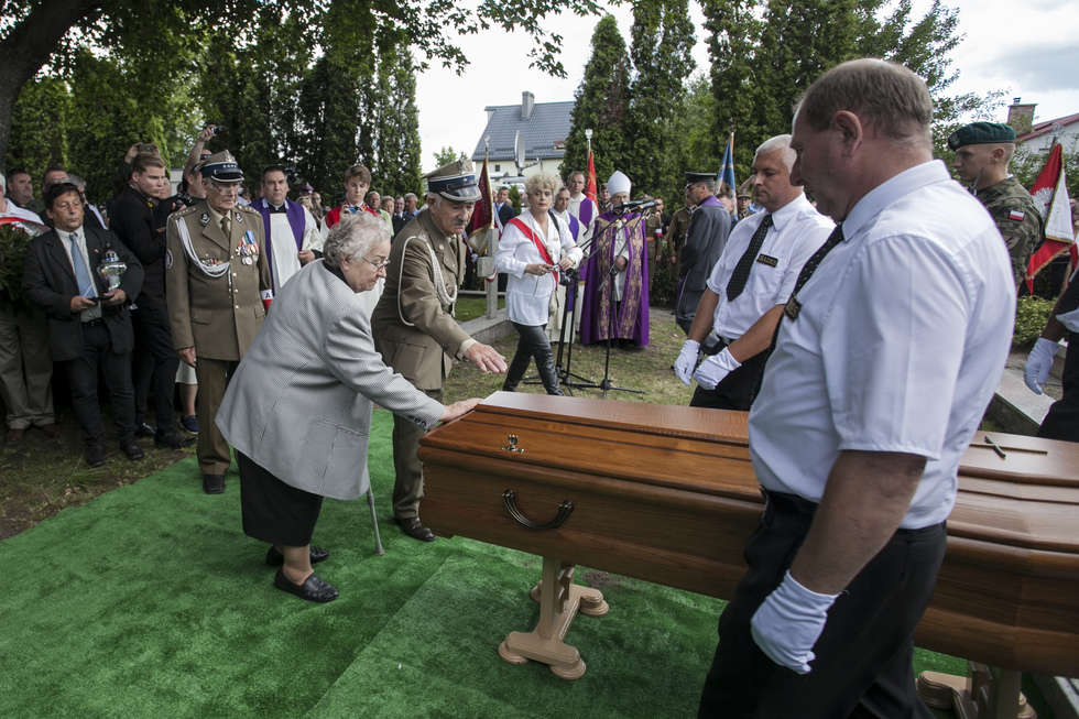  Pogrzeb Leona Taraszkiewicza ps. Jastrząb  - Autor: Jacek Szydłowski