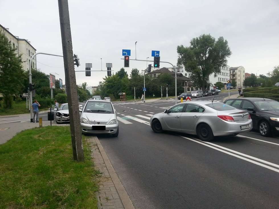  Ul. Prusa: Zderzenie aut (zdjęcie 2) - Autor: Agnieszka Antoń-Jucha