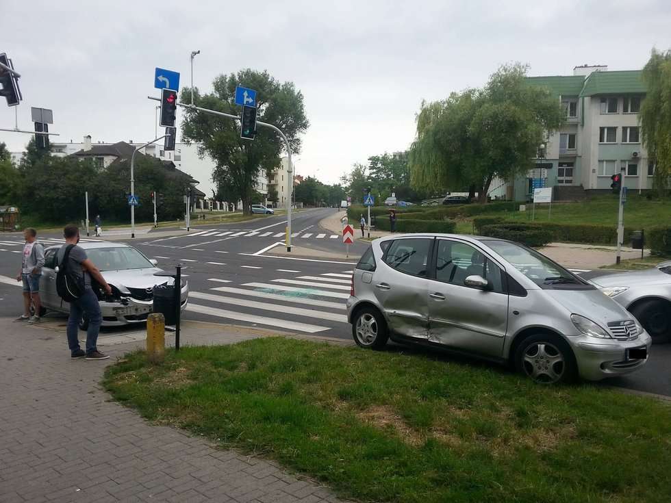  Ul. Prusa: Zderzenie aut  - Autor: Agnieszka Antoń-Jucha