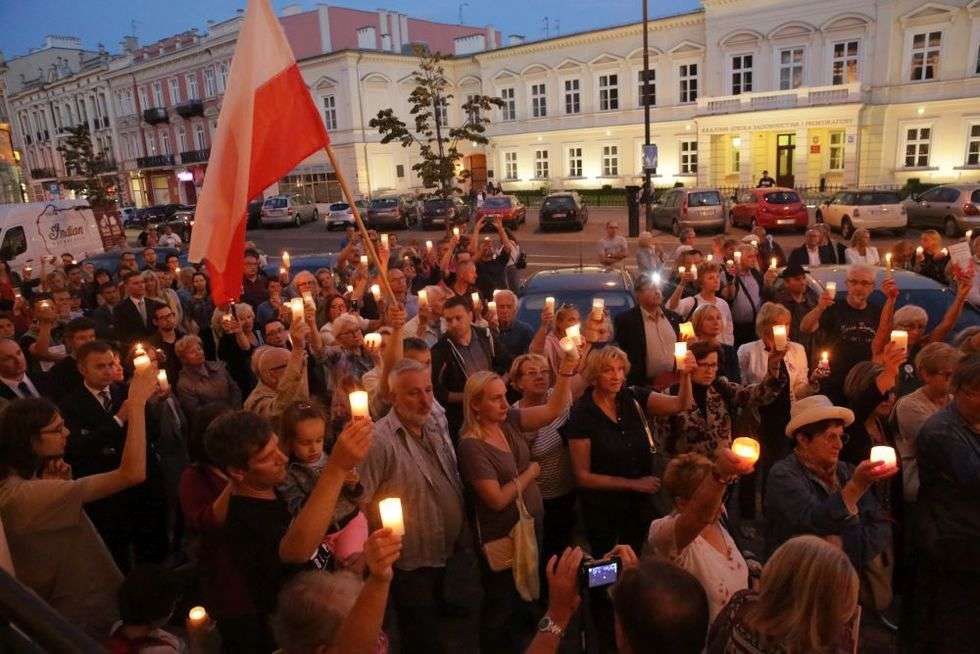  Łańcuch Światła w Lublinie (zdjęcie 1) - Autor: Paweł Buczkowski