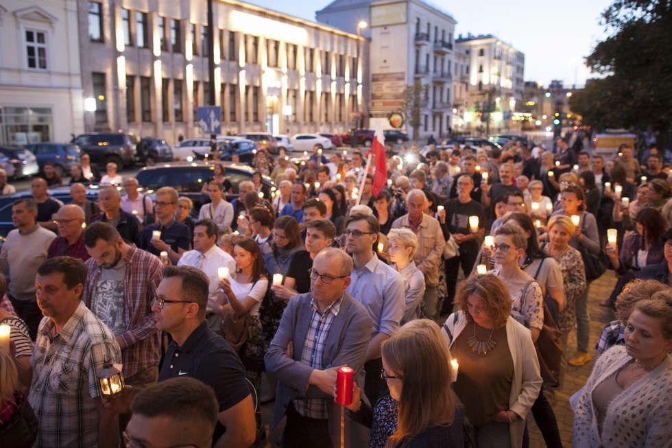  Protest przed Sądem Okręgowym w Lublinie (zdjęcie 15) - Autor: Jacek Szydłowski