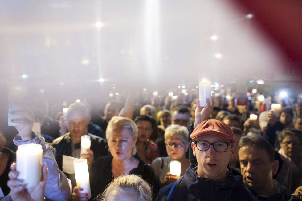  Protest w obronie sądów w Lublinie. Piątek (zdjęcie 15) - Autor: Jacek Szydłowski