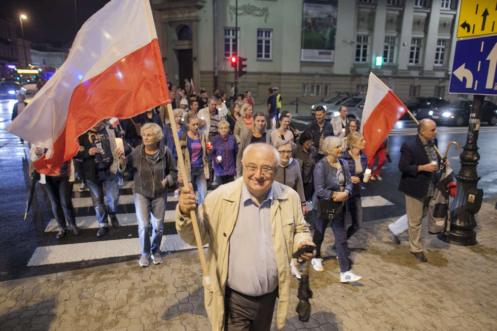  Protest w obronie sądów w Lublinie. Piątek (zdjęcie 25) - Autor: Jacek Szydłowski