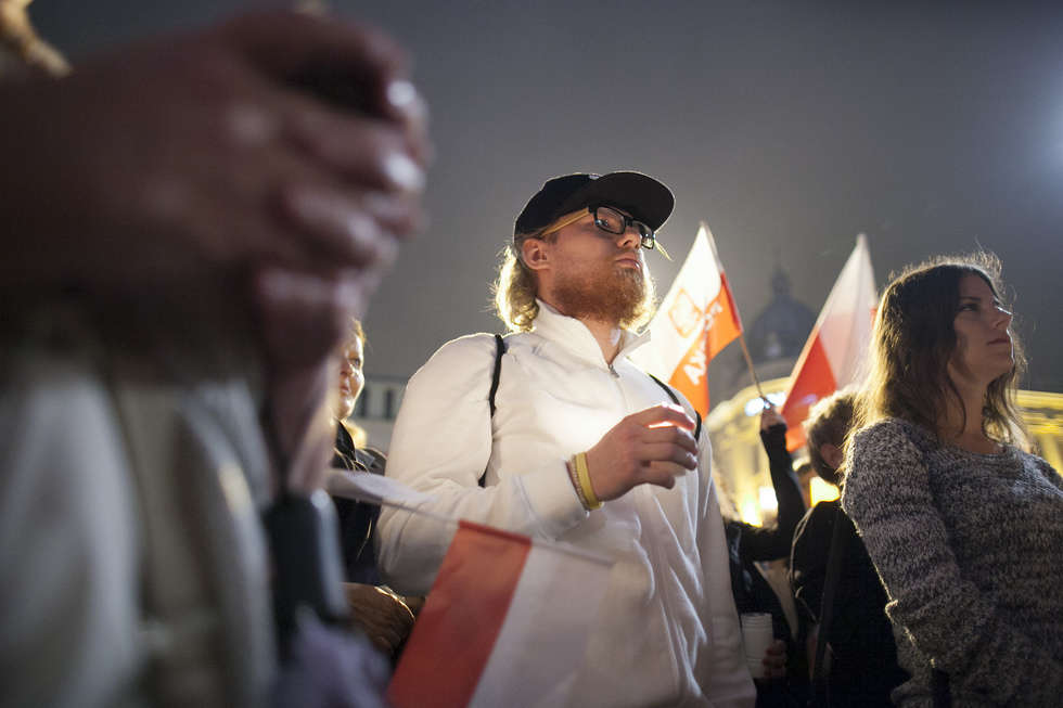  Protest w obronie sądów w Lublinie. Piątek (zdjęcie 7) - Autor: Jacek Szydłowski