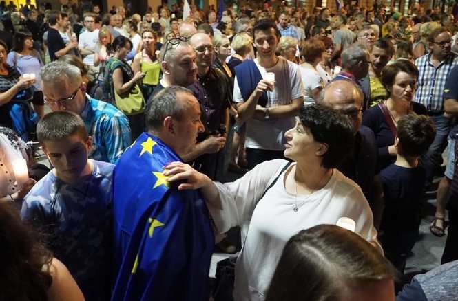 Kolejny protest w obronie sądów w Lublinie - sobota