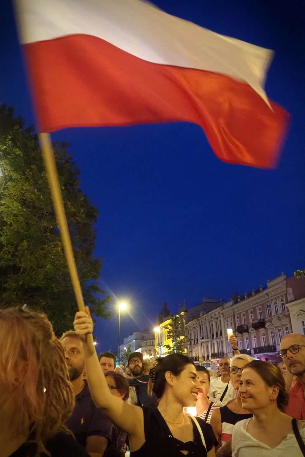  Kolejna manifestacja przed sądem w Lublinie (zdjęcie 5) - Autor: Wojciech Nieśpiałowski