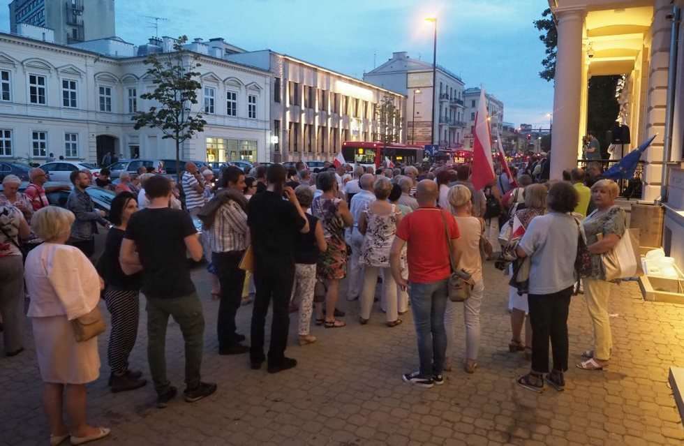  Kolejna manifestacja przed sądem w Lublinie  - Autor: Wojciech Nieśpiałowski