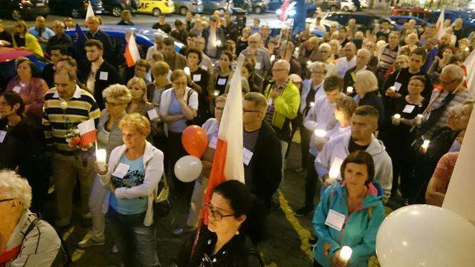 Protest przed Sądem Okręgowym w Lublinie - 25.07