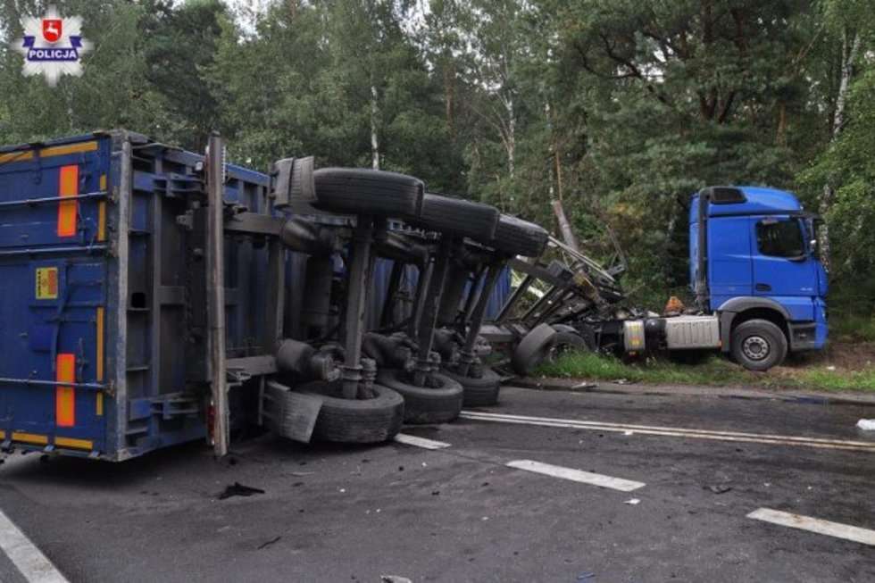  Wypadek w Ossówce  - Autor: Policja