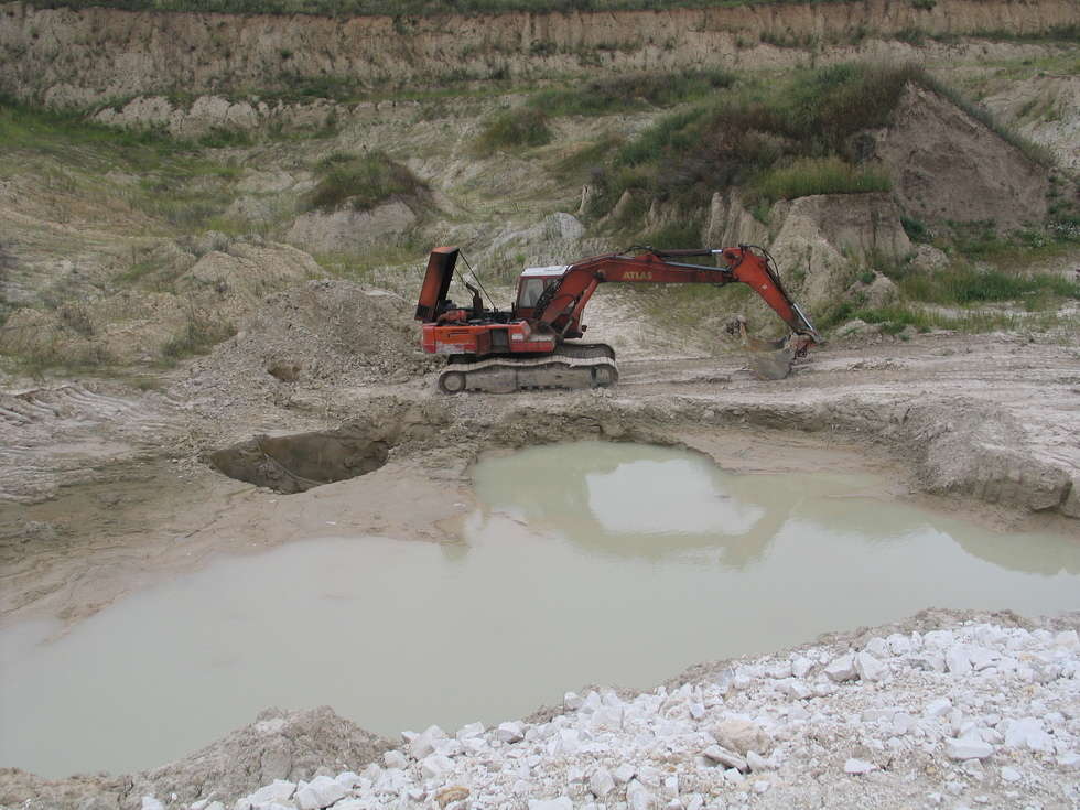  W poniedziałek ponownie skontrolowano kopalnię w Strzyżowie (zdjęcie 1) - Autor: Jacek Barczyński