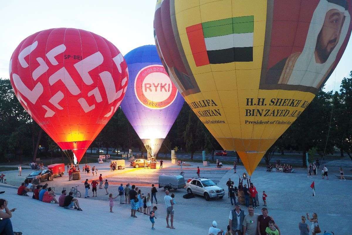 Prezentacja balonów przed lubelskim CSK - Autor: Maciej Kaczanowski 