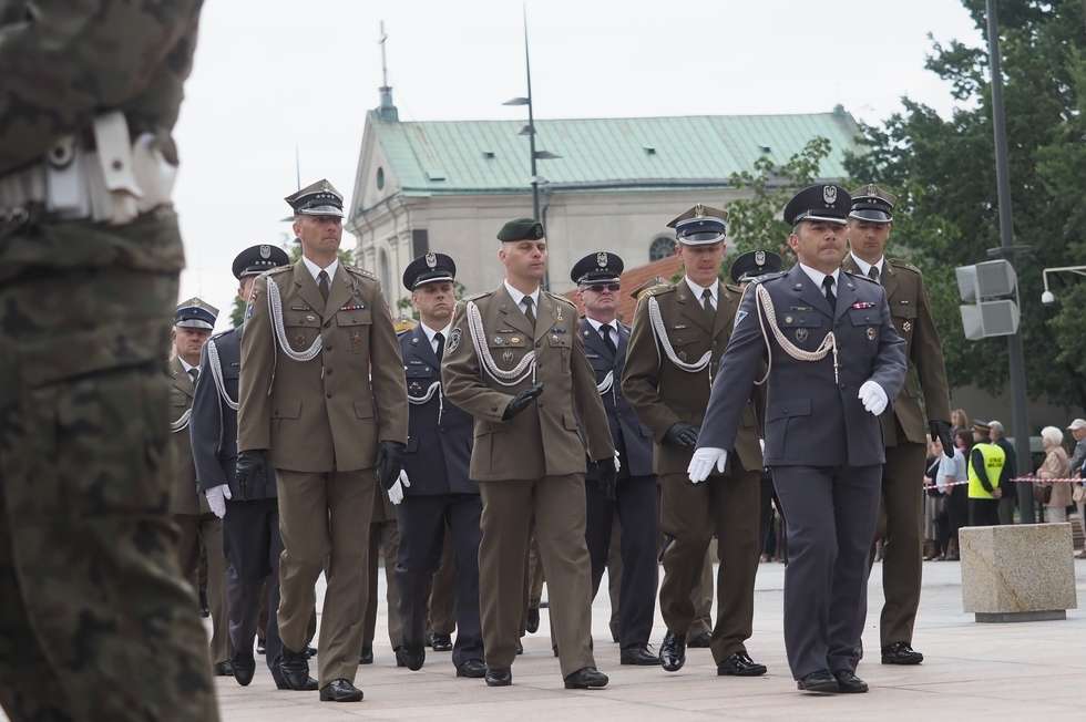  Przysięga żołnierzy Lubelskiej Brygady Obrony Terytorialnej (zdjęcie 5) - Autor: Wojciech Nieśpiałowski