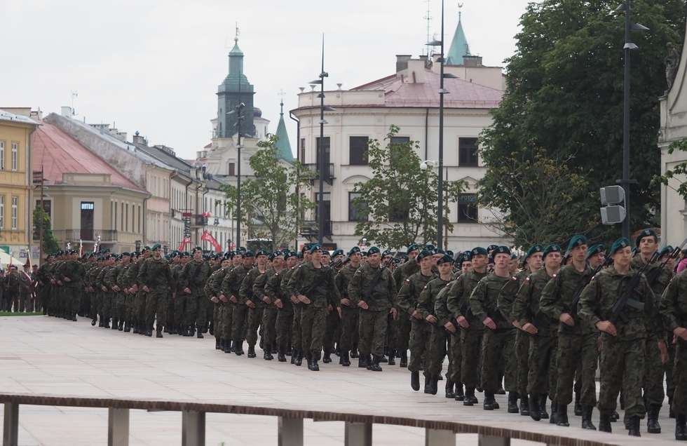  Przysięga żołnierzy Lubelskiej Brygady Obrony Terytorialnej (zdjęcie 10) - Autor: Wojciech Nieśpiałowski