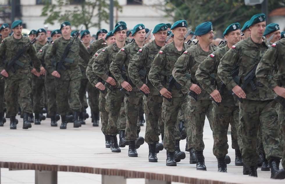  Przysięga żołnierzy Lubelskiej Brygady Obrony Terytorialnej (zdjęcie 7) - Autor: Wojciech Nieśpiałowski