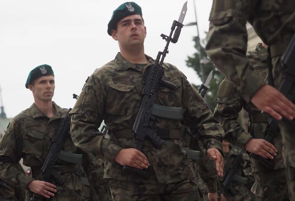  Przysięga żołnierzy Lubelskiej Brygady Obrony Terytorialnej (zdjęcie 9) - Autor: Wojciech Nieśpiałowski