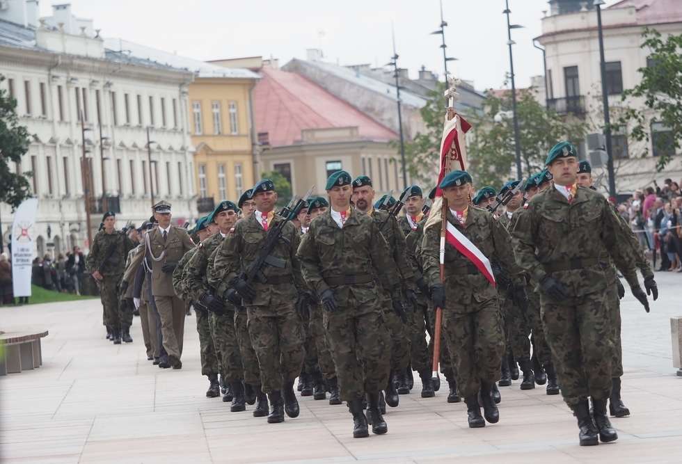  Przysięga żołnierzy Lubelskiej Brygady Obrony Terytorialnej (zdjęcie 4) - Autor: Wojciech Nieśpiałowski